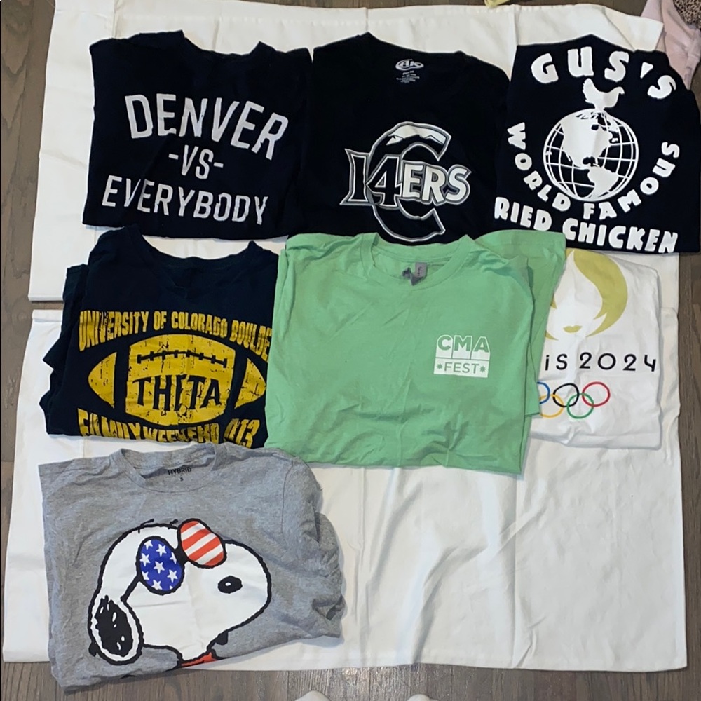 multi t shirts